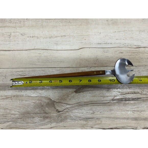 Vtg Otagiri Mercantile Company 12.5" Calad Servind Soon & Fork Set Made In Japan - Picture 2 of 15